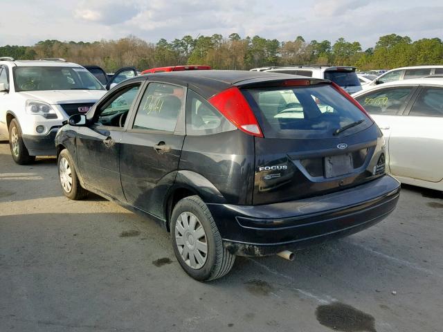 1FAFP37N66W183537 - 2006 FORD FOCUS ZX5 BLACK photo 3