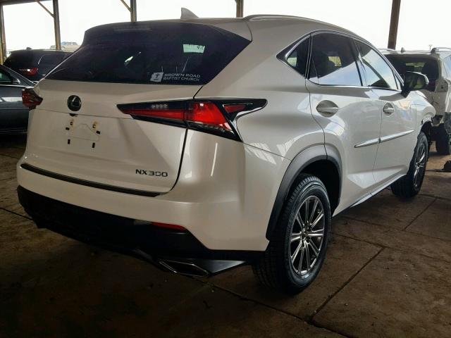 JTJYARBZ0K2121891 - 2019 LEXUS NX 300 WHITE photo 4