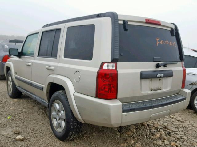 1J8HH48KX7C672982 - 2007 JEEP COMMANDER SILVER photo 3