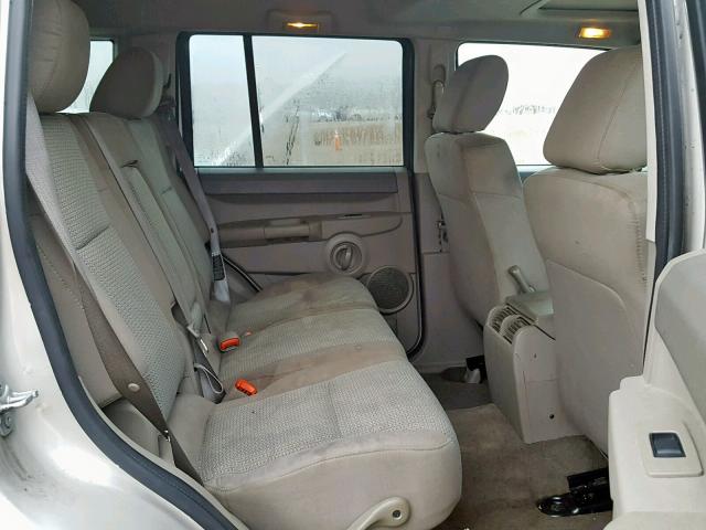 1J8HH48KX7C672982 - 2007 JEEP COMMANDER SILVER photo 6