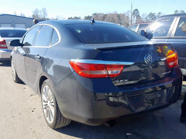 1G4PP5SK5D4139105 - 2013 BUICK VERANO BLACK photo 3