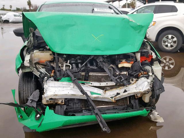 3FADP4TJ8DM109789 - 2013 FORD FIESTA S GREEN photo 9