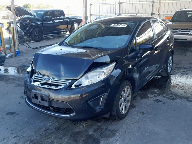 3FADP4BJ7CM160832 - 2012 FORD FIESTA SE BLACK photo 2