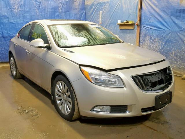 2G4GS5EK1C9149927 - 2012 BUICK REGAL PREM BEIGE photo 1