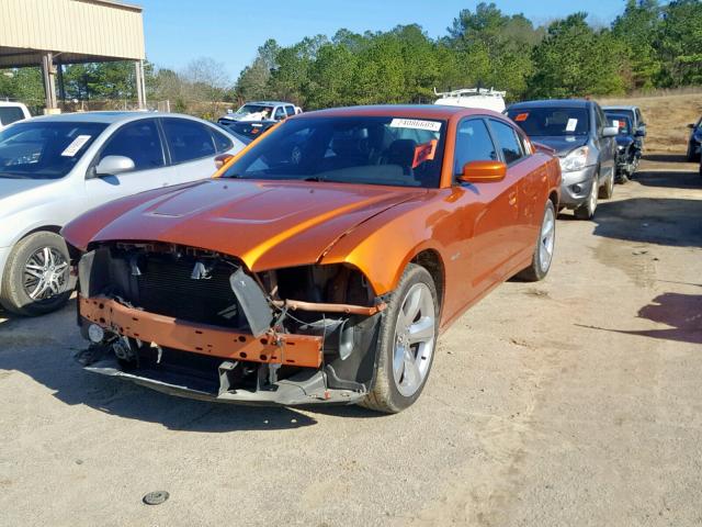 2B3CL5CT7BH609884 - 2011 DODGE CHARGER R/ ORANGE photo 2