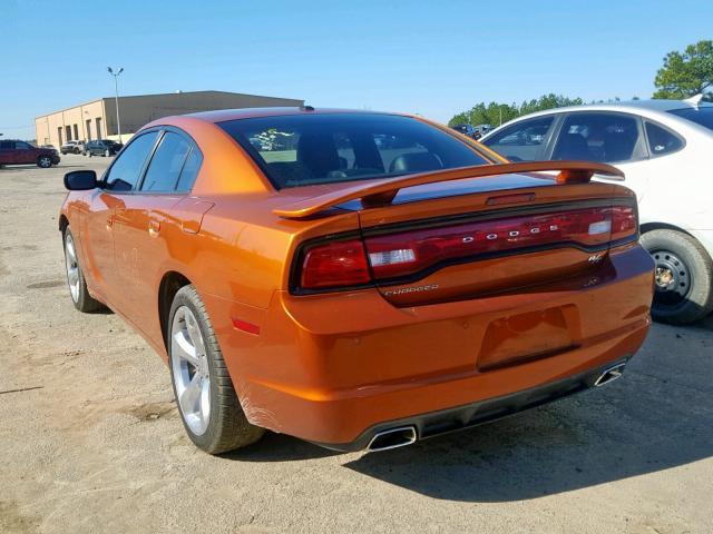 2B3CL5CT7BH609884 - 2011 DODGE CHARGER R/ ORANGE photo 3