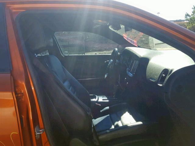 2B3CL5CT7BH609884 - 2011 DODGE CHARGER R/ ORANGE photo 5