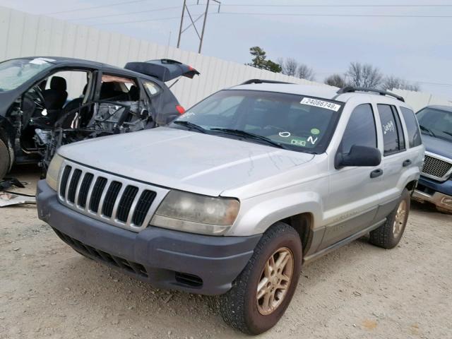 1J4GX48S33C543217 - 2003 JEEP GRAND CHER SILVER photo 2