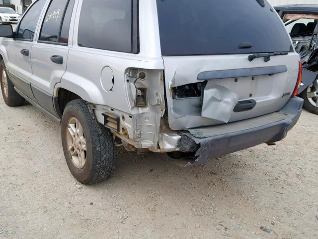 1J4GX48S33C543217 - 2003 JEEP GRAND CHER SILVER photo 9