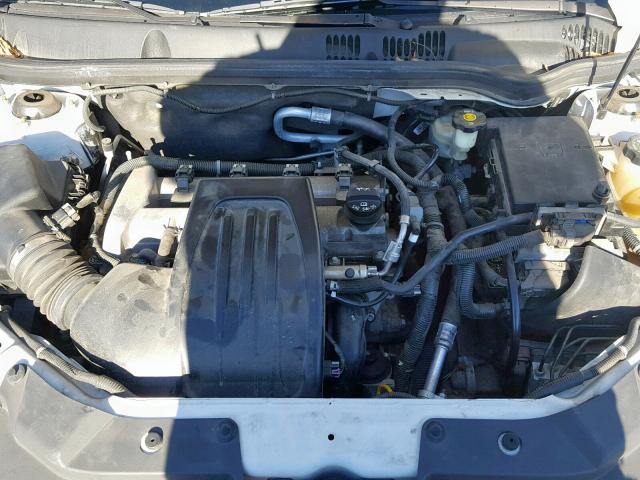 1G2AL18F987211182 - 2008 PONTIAC G5 WHITE photo 7