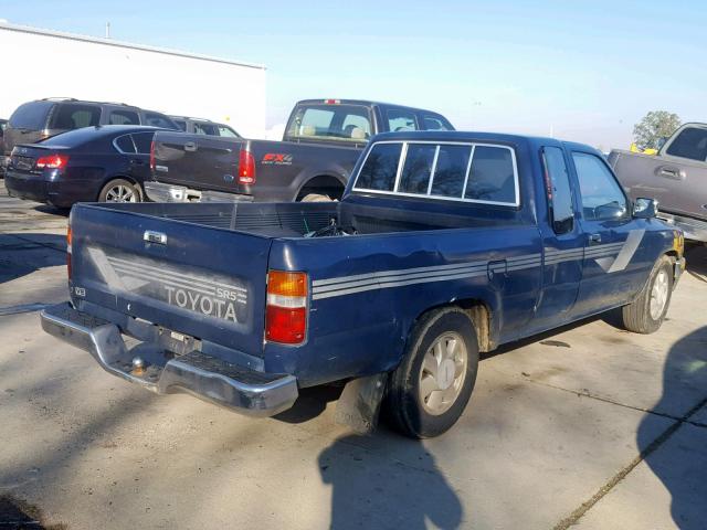 JT4VN93G3L5015166 - 1990 TOYOTA PICKUP 1/2 BLUE photo 4