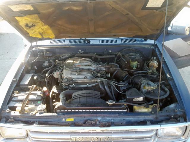 JT4VN93G3L5015166 - 1990 TOYOTA PICKUP 1/2 BLUE photo 7