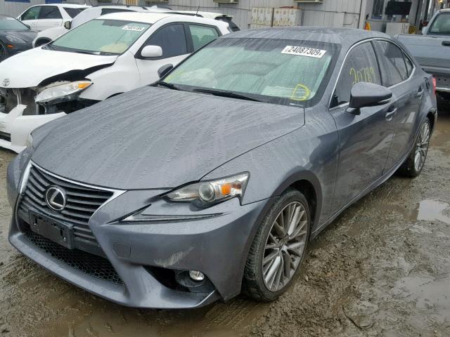 JTHBF1D27F5070453 - 2015 LEXUS IS 250 GRAY photo 2