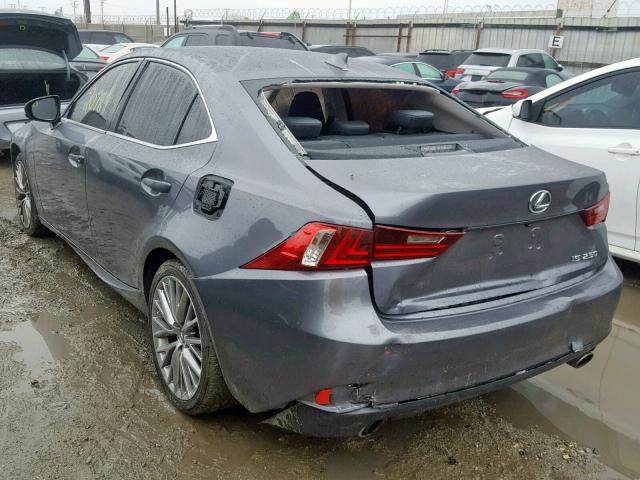 JTHBF1D27F5070453 - 2015 LEXUS IS 250 GRAY photo 3