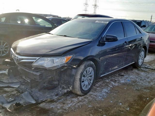 4T4BF1FK7CR171106 - 2012 TOYOTA CAMRY BASE Սև լուսանկար 2
