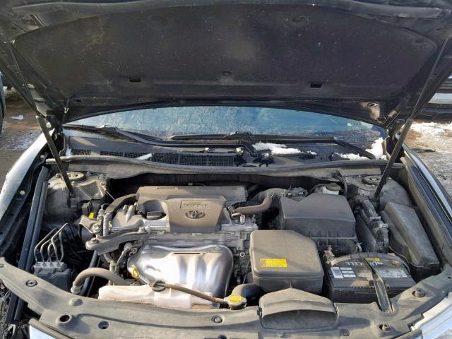 4T4BF1FK7CR171106 - 2012 TOYOTA CAMRY BASE Սև լուսանկար 7