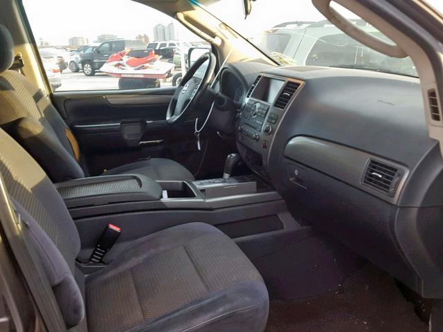 5N1BA08D68N623405 - 2008 NISSAN ARMADA SE GRAY photo 5