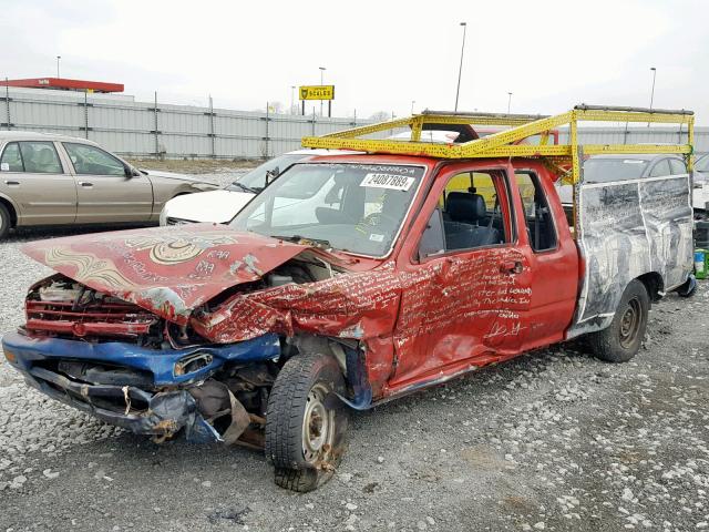 JT4RN93P8P5078335 - 1993 TOYOTA PICKUP 1/2 RED photo 2