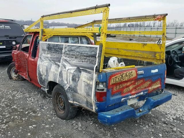 JT4RN93P8P5078335 - 1993 TOYOTA PICKUP 1/2 RED photo 3