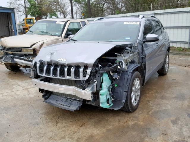 1C4PJLCB5HW607482 - 2017 JEEP CHEROKEE L BLACK photo 2