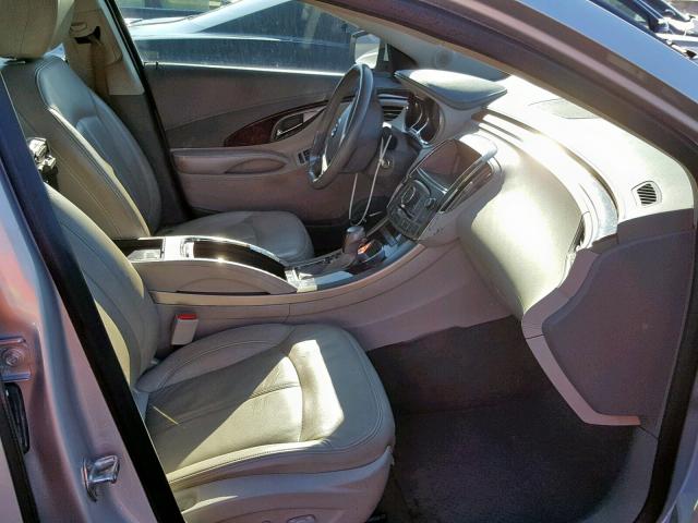 1G4GD5ER8CF199223 - 2012 BUICK LACROSSE P SILVER photo 5