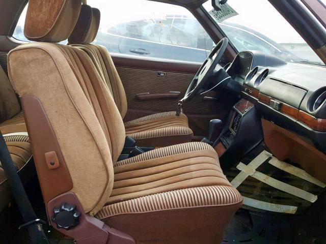 12304310010148 - 1978 MERCEDES-BENZ C 280 BROWN photo 5