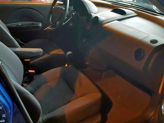 KL1TD66637B745895 - 2007 CHEVROLET AVEO BASE Көк фото 5