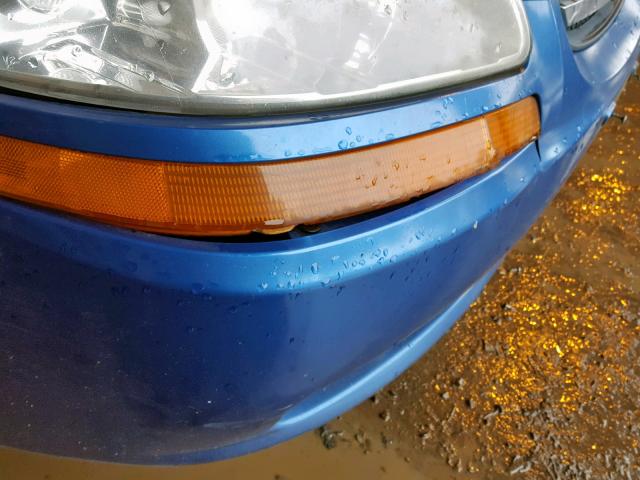 KL1TD66637B745895 - 2007 CHEVROLET AVEO BASE Көк фото 9