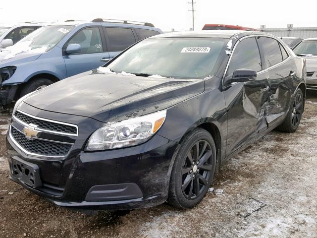 1G11C5SA5DU120849 - 2013 CHEVROLET MALIBU 1LT შავი ფოტო 2