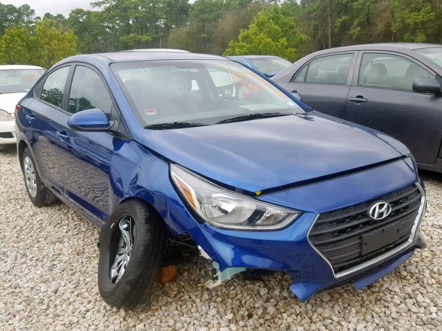 3KPC24A31JE035047 - 2018 HYUNDAI ACCENT SEL BLUE photo 1