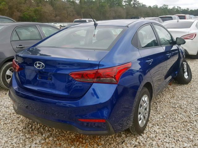 3KPC24A31JE035047 - 2018 HYUNDAI ACCENT SEL BLUE photo 4