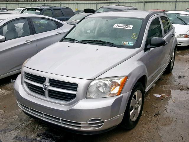 1B3HB28B17D232982 - 2007 DODGE CALIBER SILVER photo 2