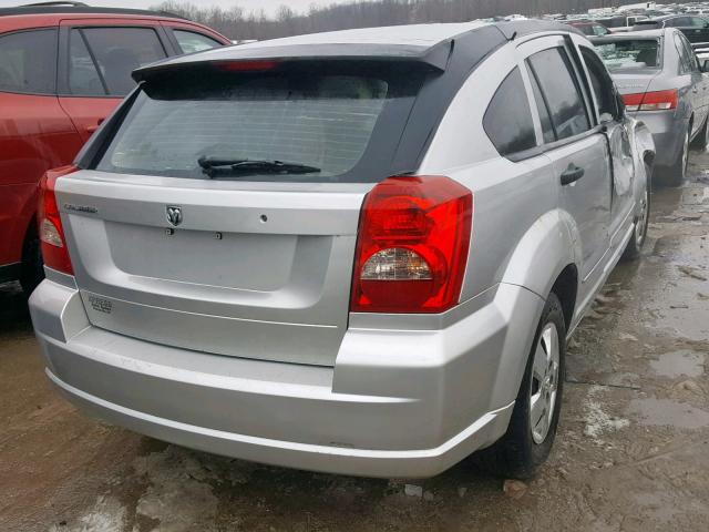 1B3HB28B17D232982 - 2007 DODGE CALIBER SILVER photo 4