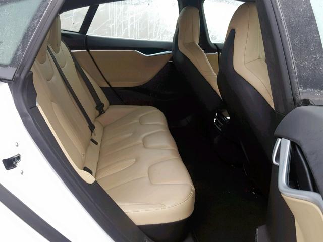 5YJSA1E17GF156173 - 2016 TESLA MODEL S Սպիտակ լուսանկար 6