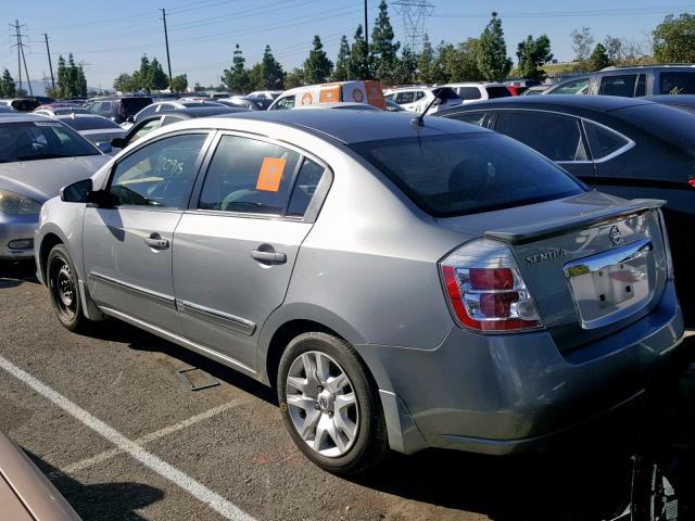 3N1AB6AP0BL679760 - 2011 NISSAN SENTRA 2.0 SILVER photo 3