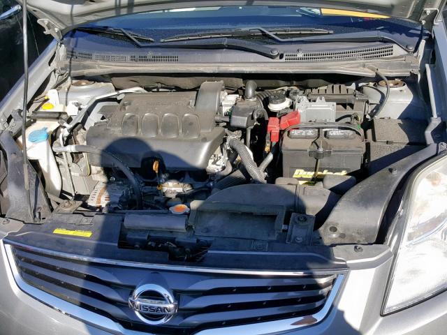 3N1AB6AP0BL679760 - 2011 NISSAN SENTRA 2.0 SILVER photo 7