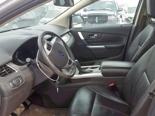 2FMDK3JC7BBB56099 - 2011 FORD EDGE SEL SILVER photo 5