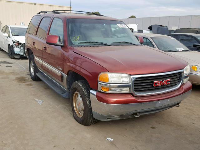 1GKEK13T61R209336 - 2001 GMC YUKON RED photo 1