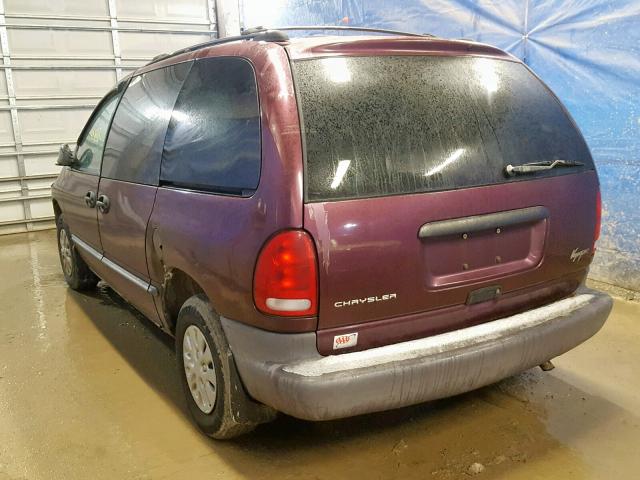 2C4GJ25GXYR717147 - 2000 CHRYSLER VOYAGER MAROON photo 3