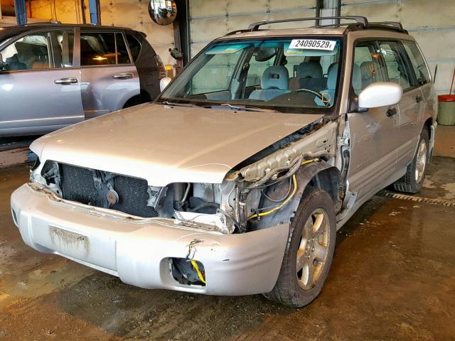 JF1SF65601H751776 - 2001 SUBARU FORESTER S TAN photo 2