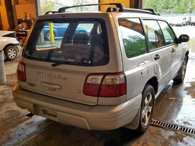 JF1SF65601H751776 - 2001 SUBARU FORESTER S TAN photo 4