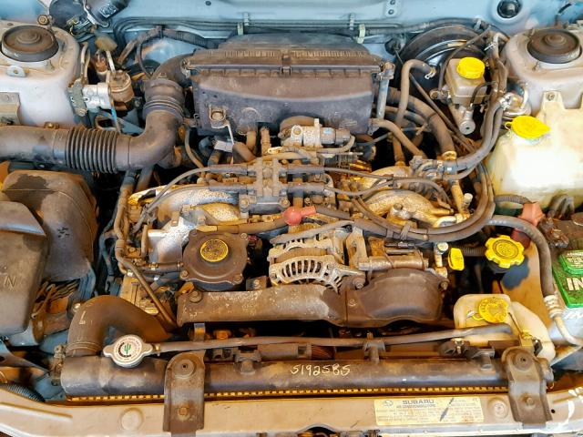 JF1SF65601H751776 - 2001 SUBARU FORESTER S TAN photo 7