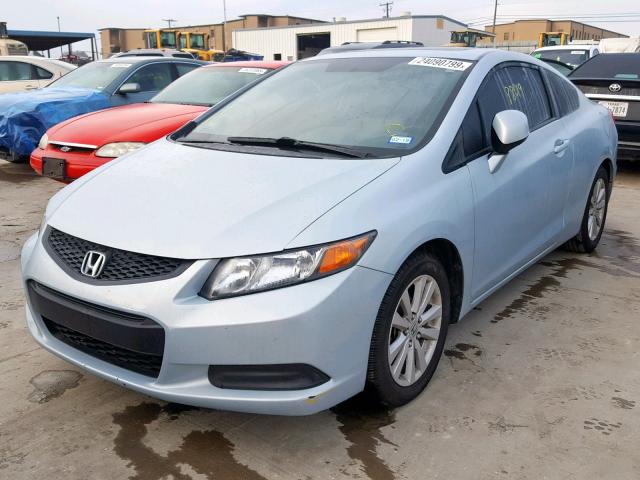 2HGFG3B02CH514485 - 2012 HONDA CIVIC EXL 青色 照片 2