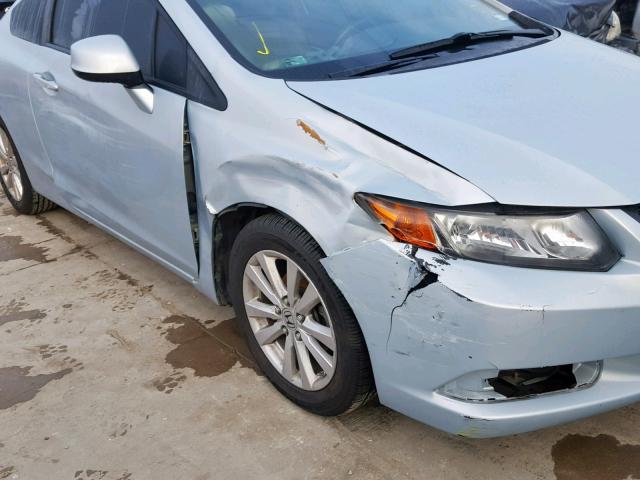 2HGFG3B02CH514485 - 2012 HONDA CIVIC EXL 青色 照片 9