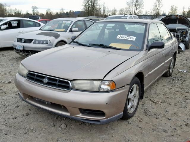 4S3BD4355X7261413 - 1999 SUBARU LEGACY L GOLD photo 2