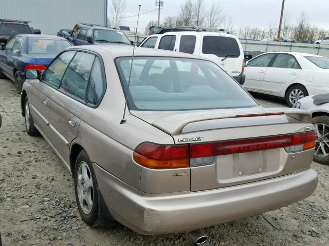 4S3BD4355X7261413 - 1999 SUBARU LEGACY L GOLD photo 3