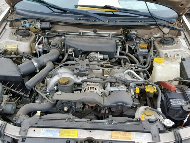 4S3BD4355X7261413 - 1999 SUBARU LEGACY L GOLD photo 7