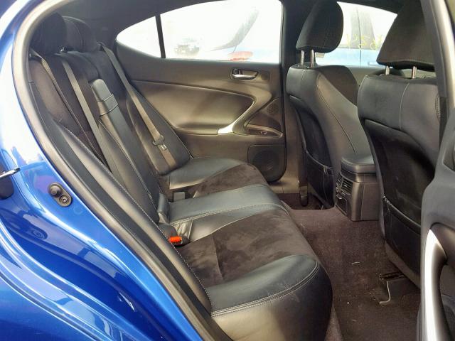 JTHBF5C25B5152278 - 2011 LEXUS IS 250 BLUE photo 6