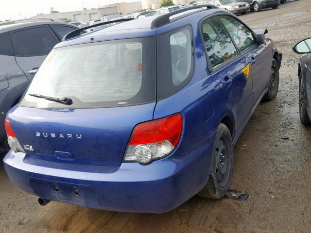 JF1GG65524H807456 - 2004 SUBARU IMPREZA TS BLUE photo 4