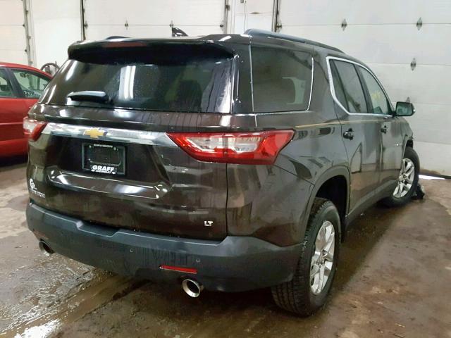 1GNERGKW7KJ107945 - 2019 CHEVROLET TRAVERSE L BROWN photo 4